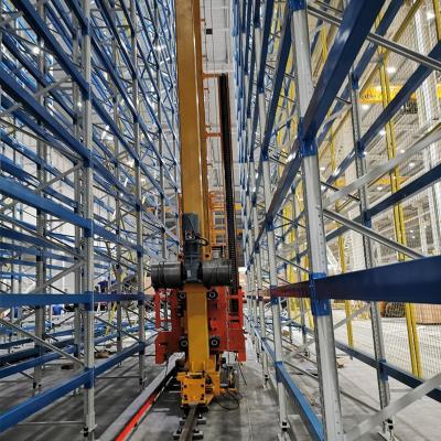 China Corrosion Protection Automatic Warehouse Stacker Crane Automated Storage Retrieval Racking Radar System for sale