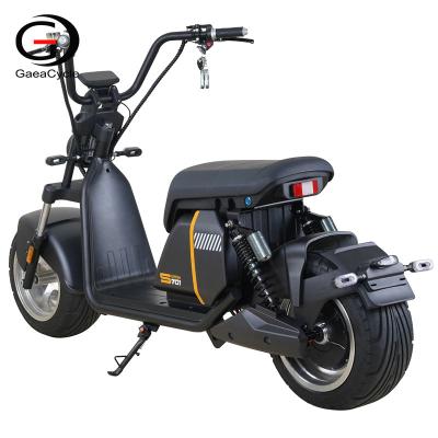 China Gaea Citycoco 701 EEC 2000W Off Road Unisex Electric Scooter with 60V Fat Tires Lithium Battery for sale