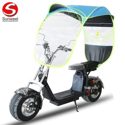 China electric adult battery operated bikes fat tire wheel citycoco e scooter 18*9.5 inch for sale