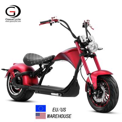 China GaeaCycle 2022 Battery New 60v 30ah Removable City Cocos 60V 1500W 2000W Motor 60km/h Disc Brake Chopper Hydraulic Electric Bike Scooter for sale