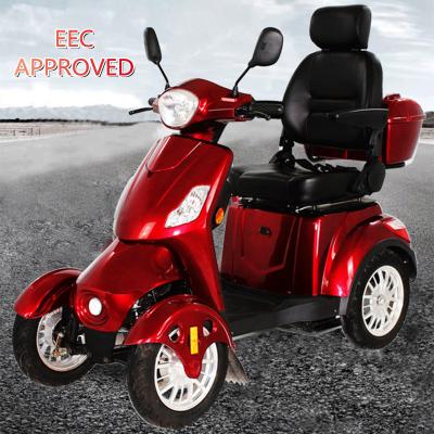 China EEC 60V 500W 4 Wheel Electric Handicap Scooter Fat Tire Unisex Mobility Scooters for sale