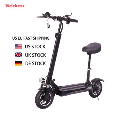 China 48V350W / Brushless Motor High quality 10 inch pneumatic tire scooter 30km lithium battery electric scooter with cushion for sale