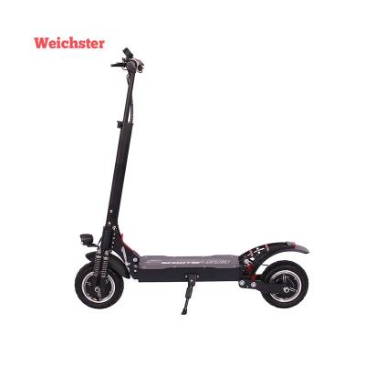 China 48V 2400W /Brushless Motor No Seat Self-balancing Front And Rear Brake Lights Pneumatic Tire Electric Scooter for sale