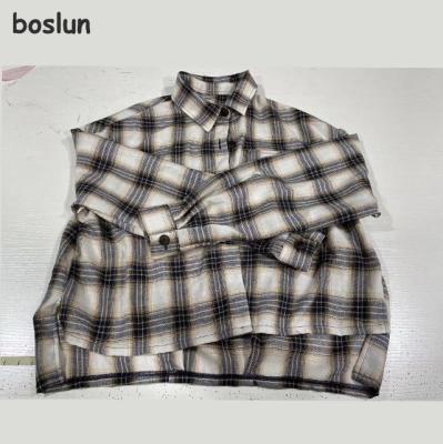 China Design Anti-pilling Men's Casual Cotton Shirt Breathable Plaid Special High Quality Custom Logo Shirt for sale