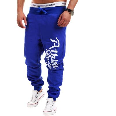 China Anti-Wrinkle Sports Tracksuit Men's OEM Loose Sport Cotton Pants Custom MEN SPORTS PANTS for sale