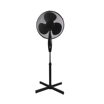 China Household Factory Price OEM Modern Design 45w 3 Custom Gears 16 Inch Floor Stand Fan With Cross Base for sale