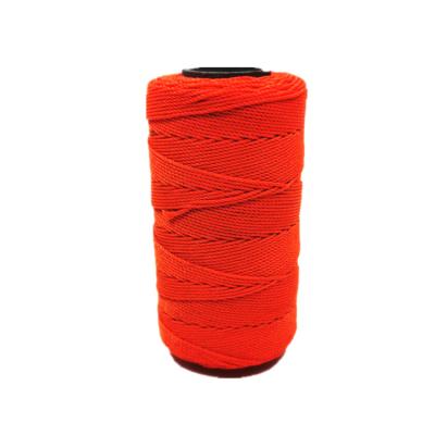 China Factory sale 210D/24 high tenacity fishing net making or repairing dyed twsited 100% polyester filament fishing twine for sale