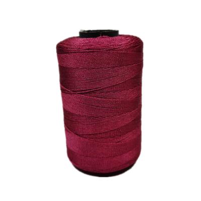 China Factory sale 210D high tenacity color 100% polyester filament twsited fishing nets netting or repairing fishing twine for sale