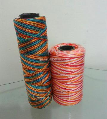 China 6S/2 Colored 100% Low Shrinkage Cotton Yarn For Braided Bracelet for sale