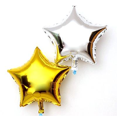 China Foil 18 Inch Star Balloons Foil Balloons Mylar Balloons Party Decorations Gold for sale