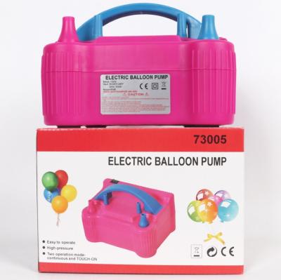 China Plastic Electric Balloon Air Compressor , 110V Portable Balloon Blower / Inflator With Double Nozzle For Decoration for sale