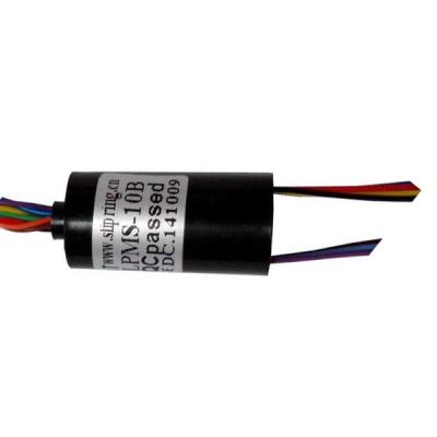 China 10 Circuits Super Mini Type Slip Ring of High Precision Professional Micro Cap Slip Rings for sale