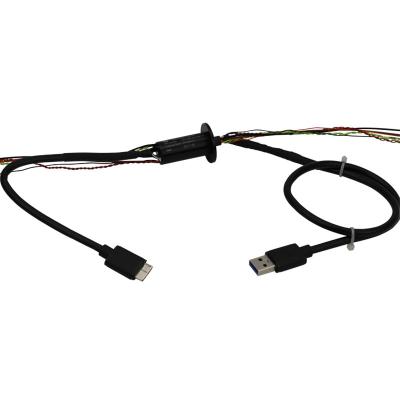 China Señal estupenda de Mini Slip Ring Transmitting USB3.0 con el alto nivel de la protección IP40, solución modificada para requisitos particulares del anillo colectando en venta