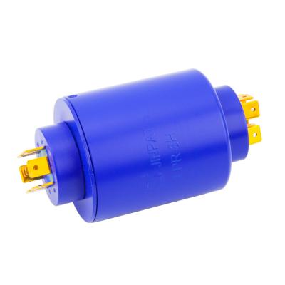 China 6 kringen 20A, 2 kringen 5A Pin Connection Slip Ring van 8 Kringen360° Rtating Transmissie Te koop