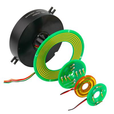 China Custom Through Hole Size Pancake Slip Ring High Rotating Speed for sale