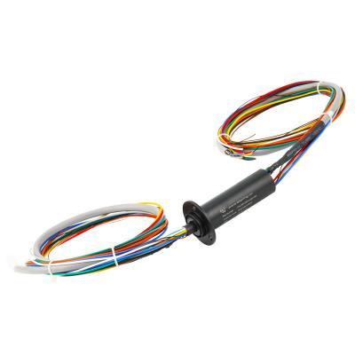 Κίνα 10 κυκλώματα Ethernet Slip Ring Μεταφοράς ρεύματος και 1000M Ethernet προς πώληση