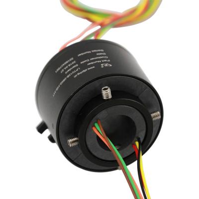 China 12.7mm Through Bore Slip Ring 6 Circuits 2A IP50 for sale