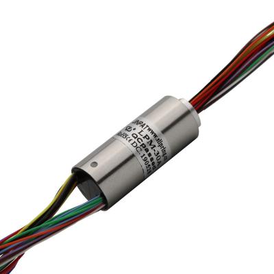 China Anillo colectando eléctrico del eslabón giratorio del circuito 1A 240VAC de IP50 Mini Capsule Slip Rings 30 en venta