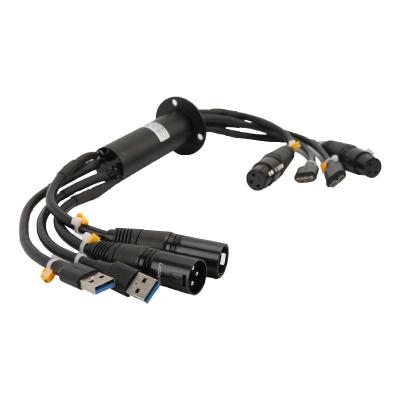 China HDMI IP40 60rpm Signal slip ring Solution Goede aanpasbaarheid Te koop