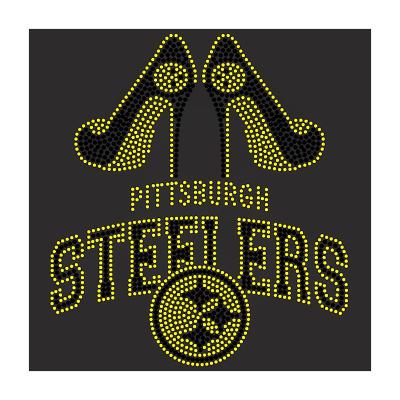 China Flatback Newcomer Bling Stone Steelers Lodging Designs Wholesale Custom NFL Sports - Themed Faux Stone Heat Transfer for sale