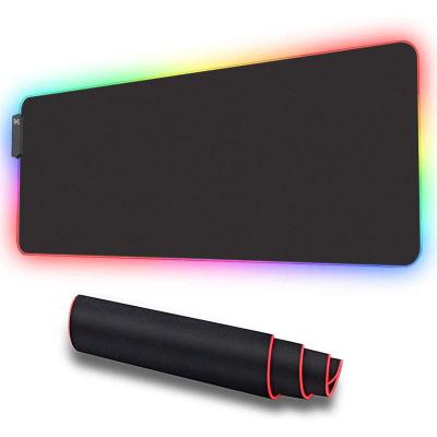 China Game for Amazon sells well gaming fashionable custom oversized mouse pad RGB logo RGB luminous keyboard pad for sale