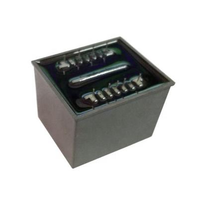 China 230V 220V Ignition to 24V 18V PCB Mount 0.35A 0.5mA E-I Encapsulated Transformer for sale