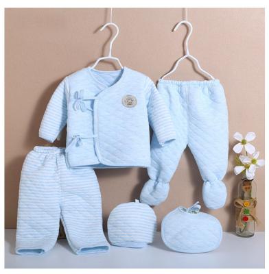 China Baby Anti-Shrink Gift Box Newborn Baby Clothes Full Sleeve 100% Cotton Toddler Infant Clothes Sets Unisex Baby Clothes Sets for sale