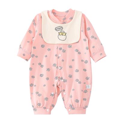 China Wholesale Cotton 100% Cotton Clothes Winter Baby Overalls Newborn Long Sleeve Baby Pajamas for sale