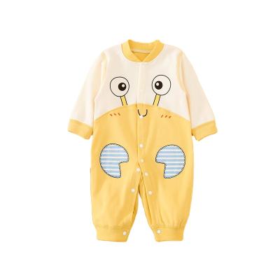 China 2021 100% Cotton Long Sleeve Baby Pajamas China Supply Baby Rompers 100% Cotton Baby Jumpsuit for sale