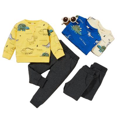 China Summer Anti-Shrink Baby Boy Kids Clothing Sets Long Sleeve Suit Factory Outlet Baby Boy Clothes Sets Clothes Wholesale for sale