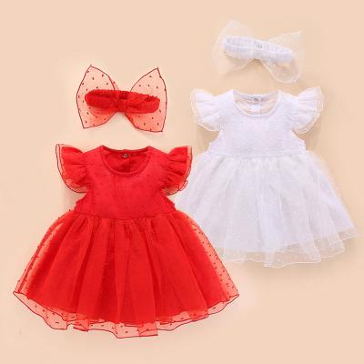 China Wholesale Newborn Embroidery Lolita Spanish Baby Dresses Anti-wrinkle Girl Dress Cavity for sale