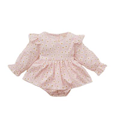 China Anti-wrinkle kids boutique clothes flower embroidered summer floral babies smocked dress for sale