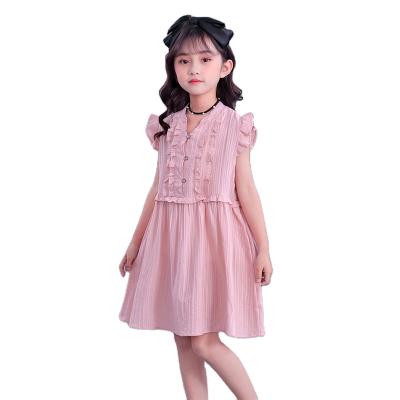 China European and American summer vest dress washable girls and summer vest skirt sleeveless girls of European and American children's skirts for sale