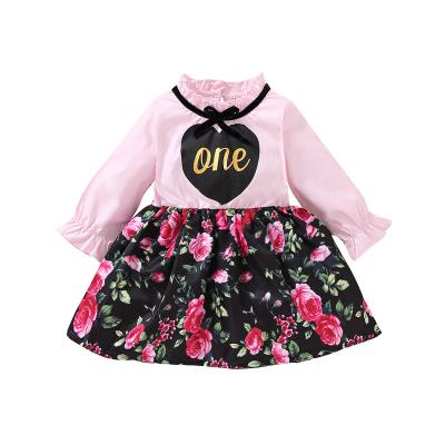 China Anti-wrinkle ready to ship babies to dress kids girl birthday dress 6-12months girl's bridesmaids dresses for sale