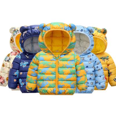 China Anti-wrinkle Fashion Girl Thick Coat Children Hooded Colorful Coat For Children for sale