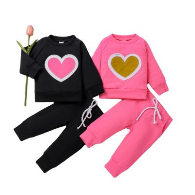 China Breathable Baby Sweatshirt Set Kids Joggers Suits Kids Sports Set Suits for sale