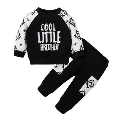 China Children Clothing Anti-Shrink Spring Autumn Girl Boys Clothes 2pcs Sets Kids Clothes Toddler Costume For Girls Dressing Sets for sale