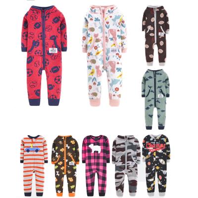 China Wholesale 4 Pcs Spandex/Cotton Long Sleeve Jumpsuit Cotton Newborn Infant Baby Romper Set Newborn Clothing for sale