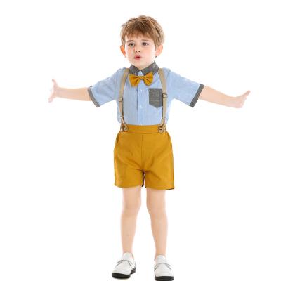 China Boys Anti-Shrink Clothing Sets Gentleman Jack Clothing Baby Summer Clothes for sale