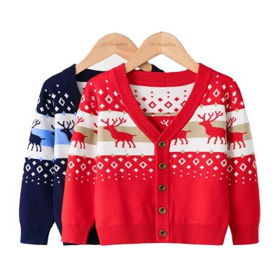 China Wholesale New Design Anti-shrinkage Boys Causal Suit Sweater For Kids Long Sleeve Children Sweater for sale