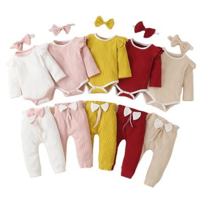 China OEM/ODM Autumn Fashion Baby Clothes Breathable Custom Baby Clothes Newborn Baby Girl Costume for sale