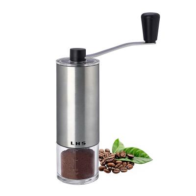 China Stocked Coffee Grinder For Home Use Hand Crank Manual Stainless Steel Portable Coffee Grinder for sale