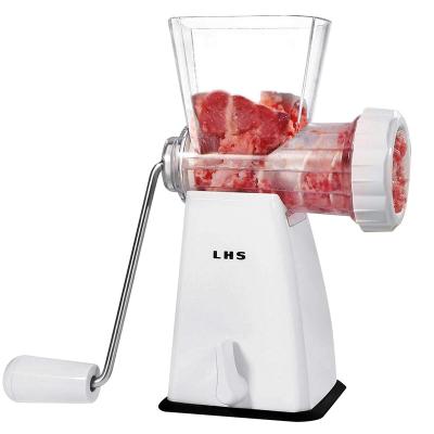 China LHS Kitchenware Viable Manual Grind Vegetable Sausage Making Machine Noodle Making Machine Mini Meat Grinding Machine Chopper for sale