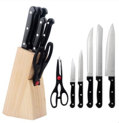 China Easy Carry New Multifunctional Household Kitchen Cutting Knife 7 Piece Knife Set Combination Stainless Steel Kitchen Knife for sale