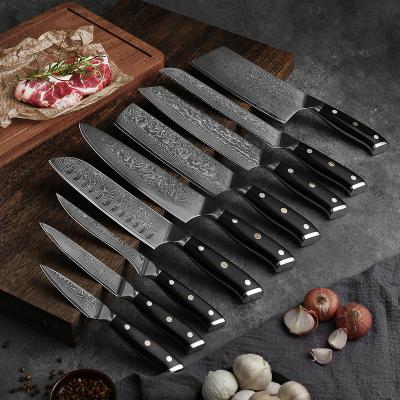 China Hotselling Non-variable multifunctional package knife set sharpener chasing putty okapi knife for fruit meat for sale