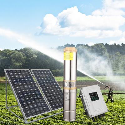 China DC 24V Water Drinking Water Treatment Solar Pumps Solar For Submersible River Pump Solar Irrigation Deep Solar Well Pump for sale