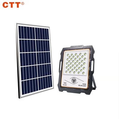 China Residential Easy Install and Maintain Solar Lights with Batteries 100w 200w 300w 400w Lamps Solar Monitoring Flood Light for sale