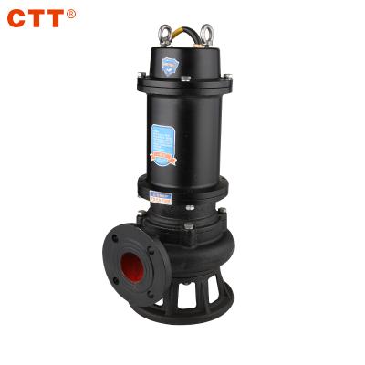 China 0.75kw Sewage Submersible Lift Pump 1 Hp Sewage Ejector Pump 100% Copper Submersible Sewage Pump for sale