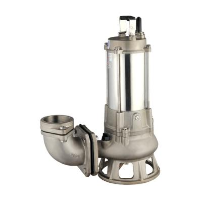 China Developing World Water Solutions Stainless Steel Submersible Sewage Pumps With Impeller Sewage Ejector Pump Stainless Steel Sump Pump Drainage for sale