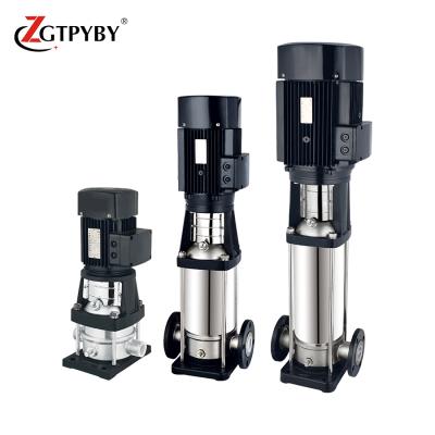 China CDLF stainless steel cost economic vertical multistage centrifugal pump seawater inline pump multistage water pump for sale